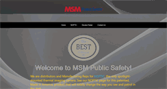 Desktop Screenshot of msmpublicsafety.com